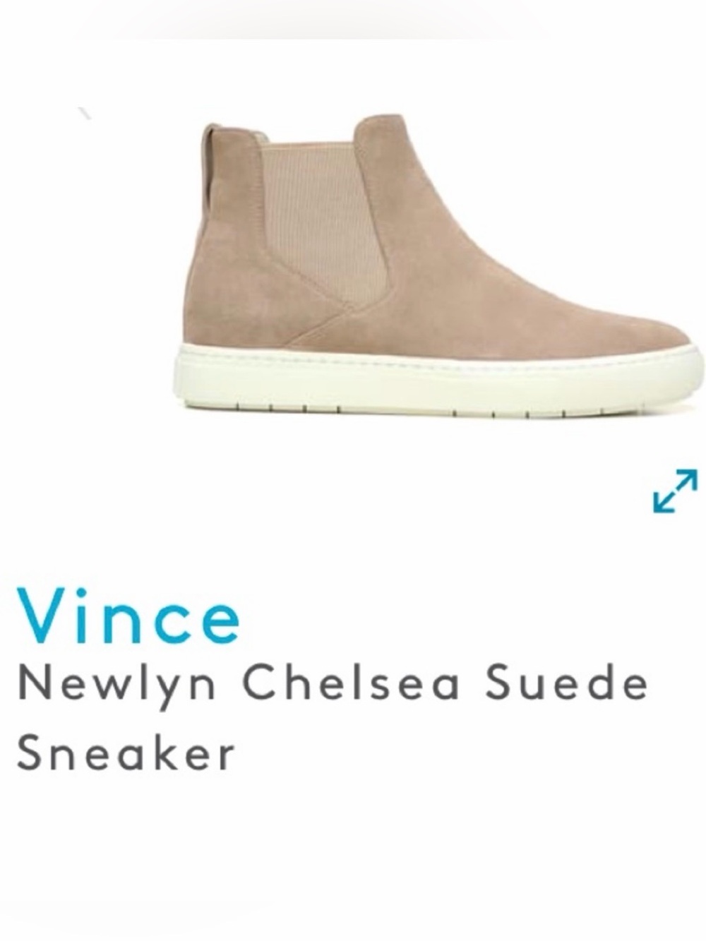 VINCE Newlyn-B Chelsea Track Suede Shoe- Women’s 11